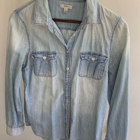 J Crew denim top - Picture 2 of 2